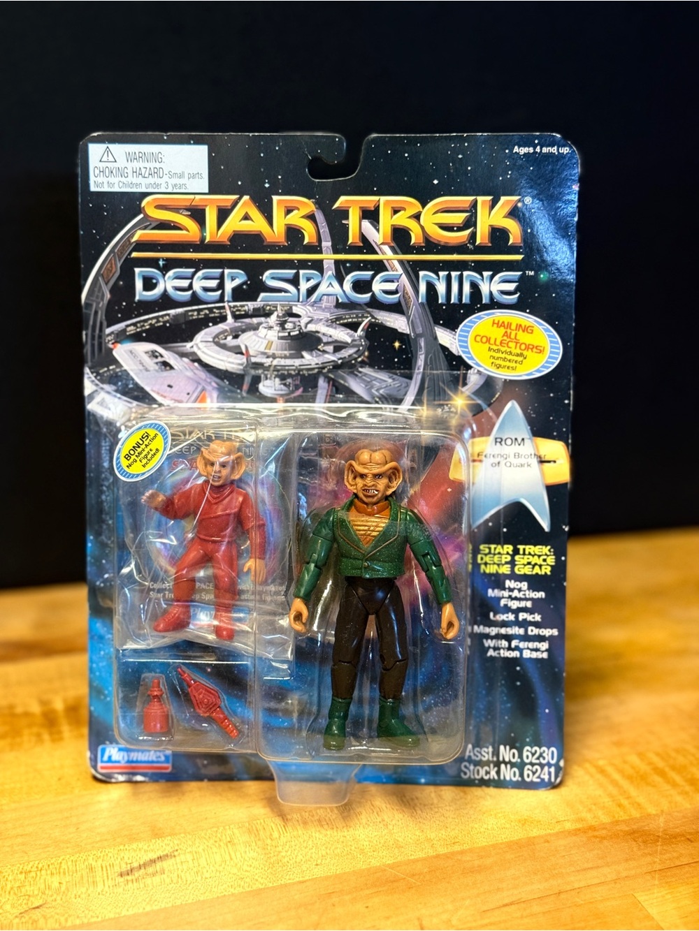 Star Trek Deep Space Nine Nog Action Figure - Green & Black Outfit